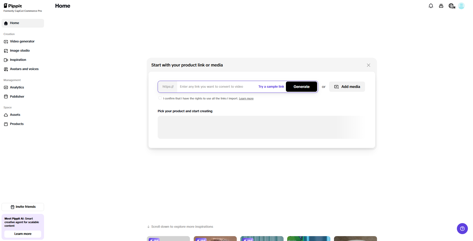 AI script generator
