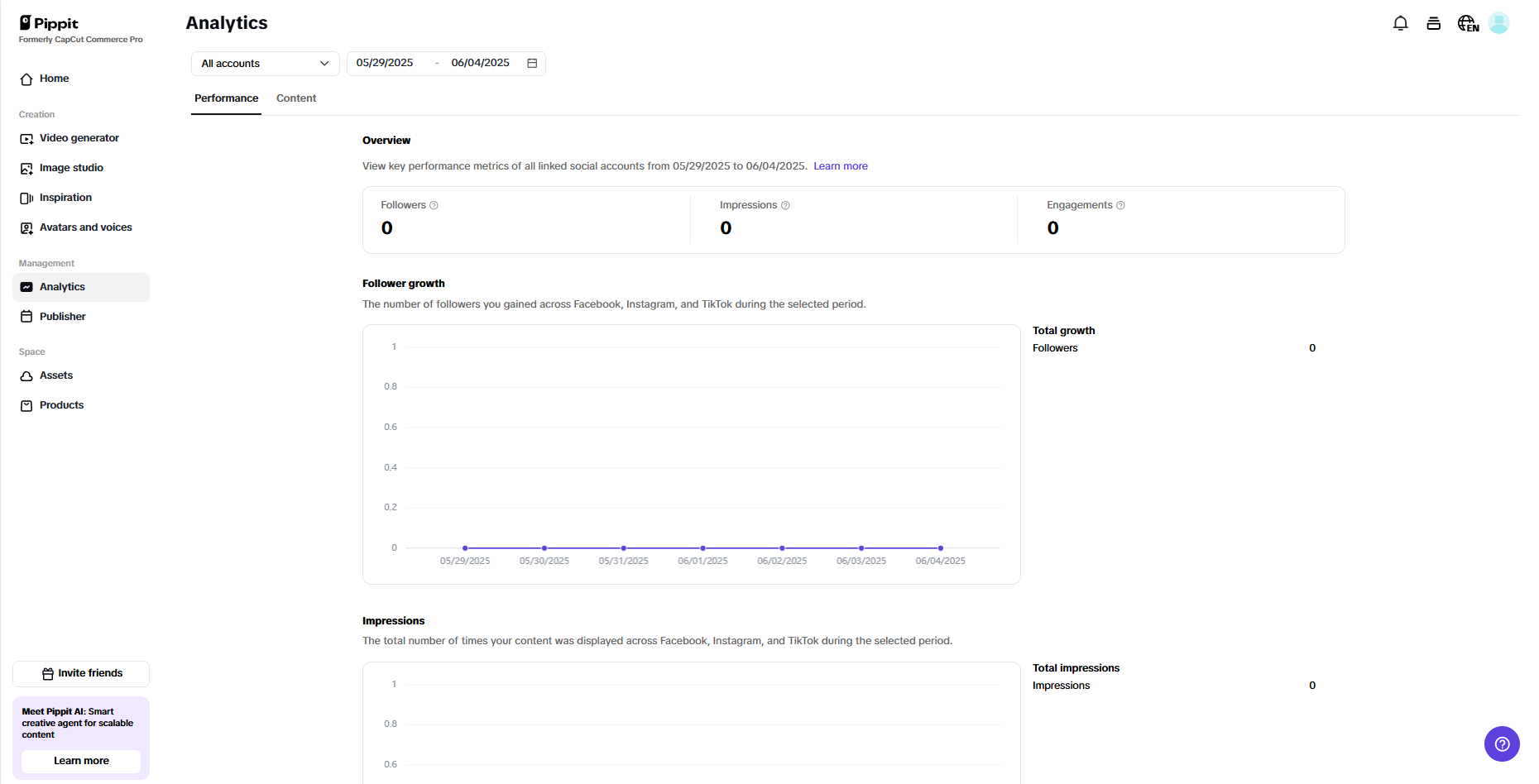 Built-in analytics