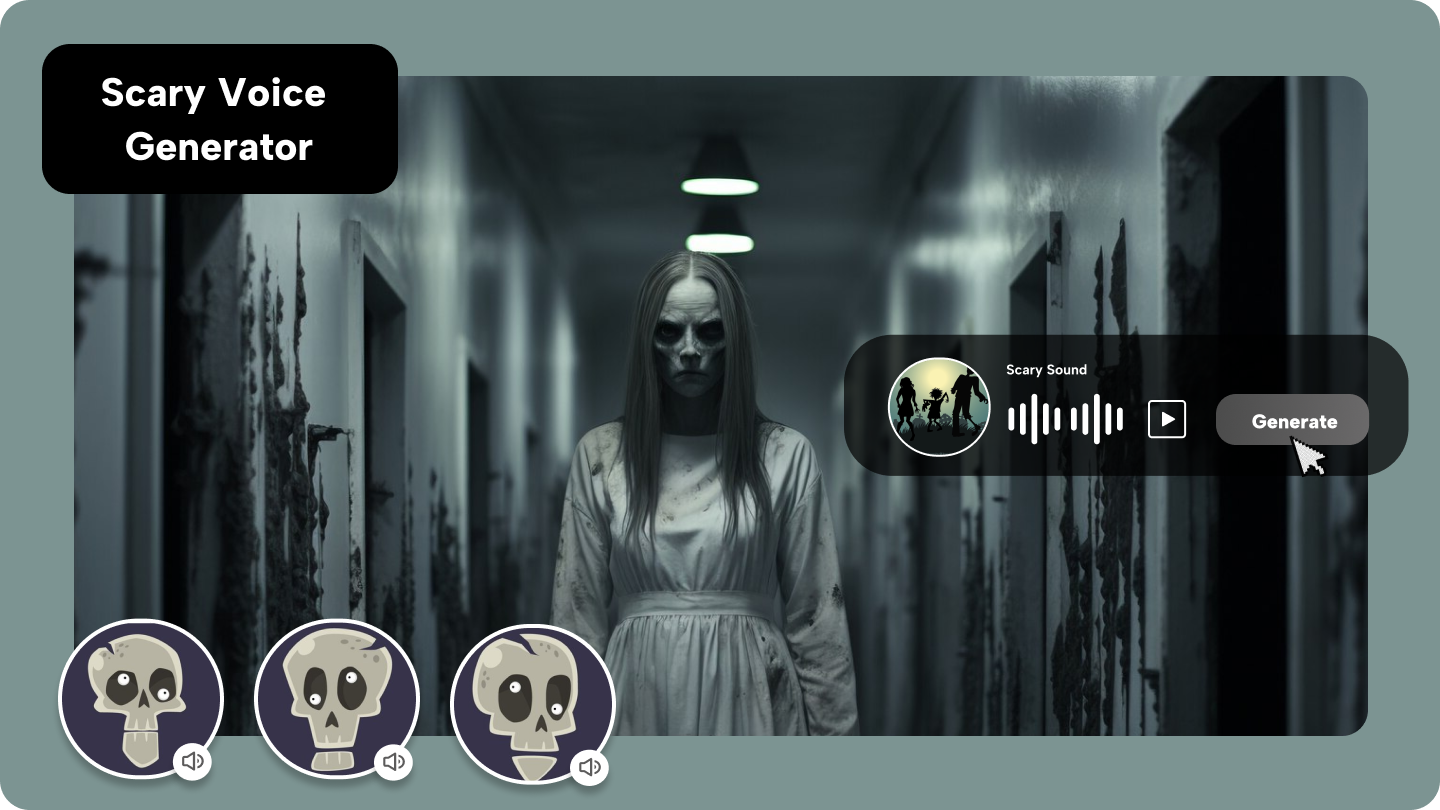 Top 6 Scary Voice Generators for Video/Sound Editors & Game