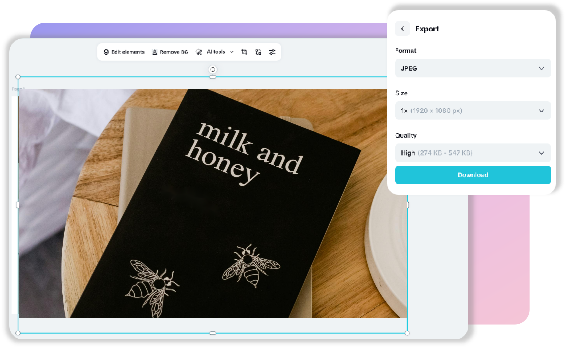 Step 3: Export and share