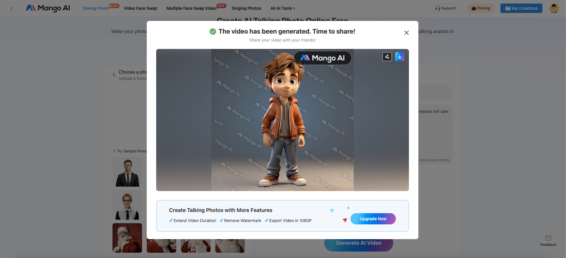 creare un avatar cartone animato dalla foto
