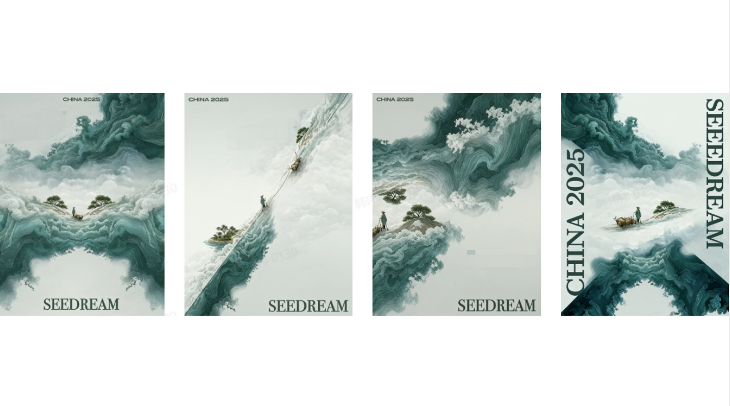 Create poster designs by Seedream AI image editing in CapCut