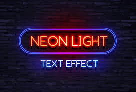 Neon text pack sa Alight Motion