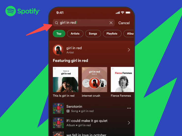 Bagaimana untuk mengakses lagu artis wanita yang paling banyak distrim di telefon
