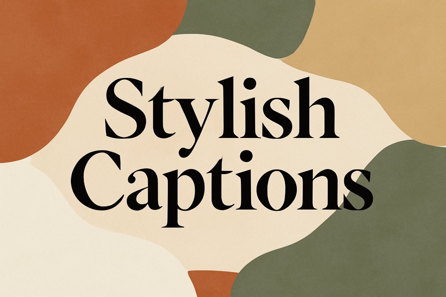 Stylish captions