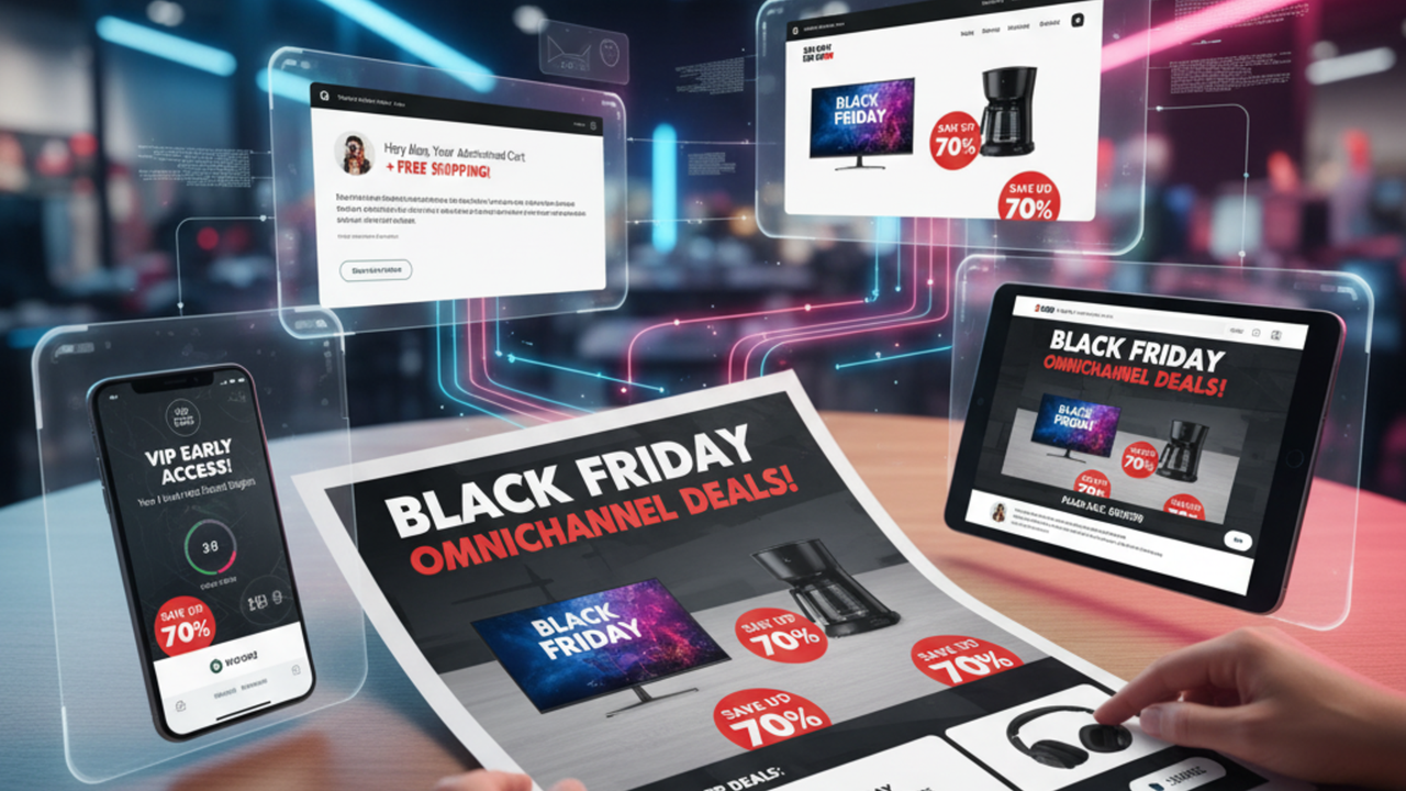 The omnichannel approach to Black Friday flyer designs