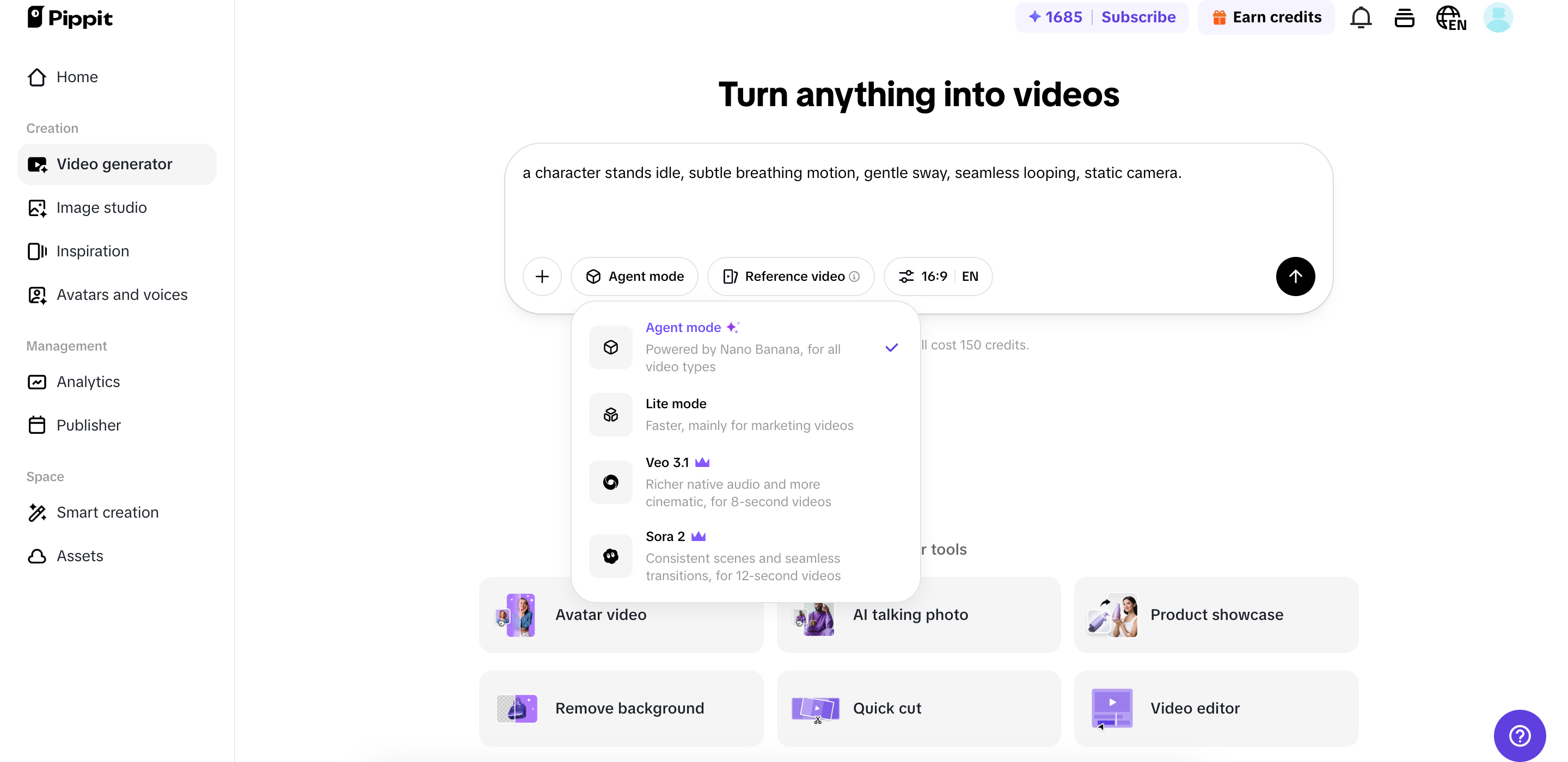 Add motions and actions