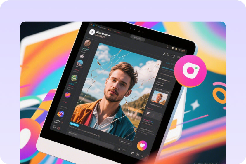 sociale media ai inpaint