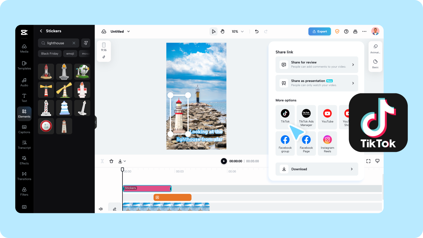 tiktok upload