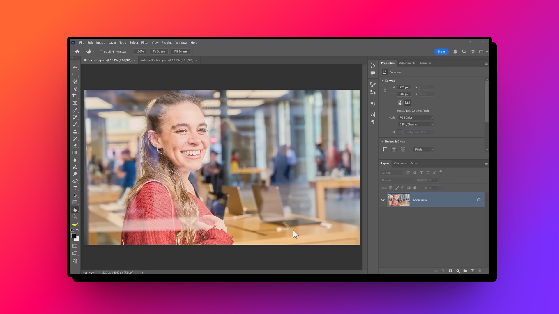 画像をAdobe Photoshopに読み込む