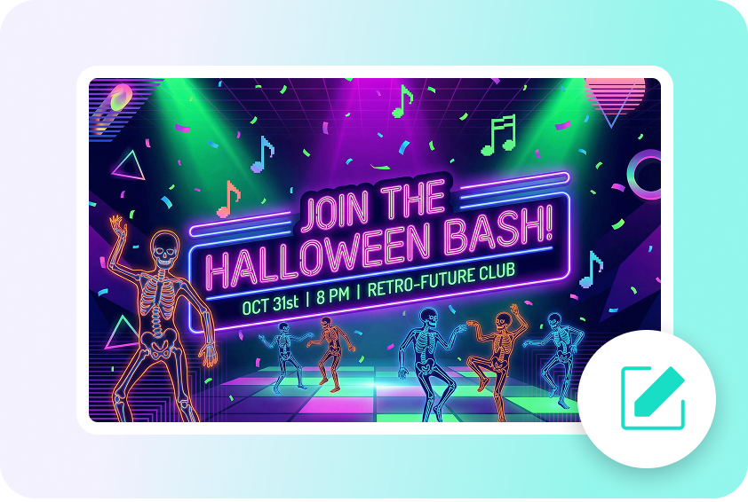 Halloween-Plakate für soziale Medien