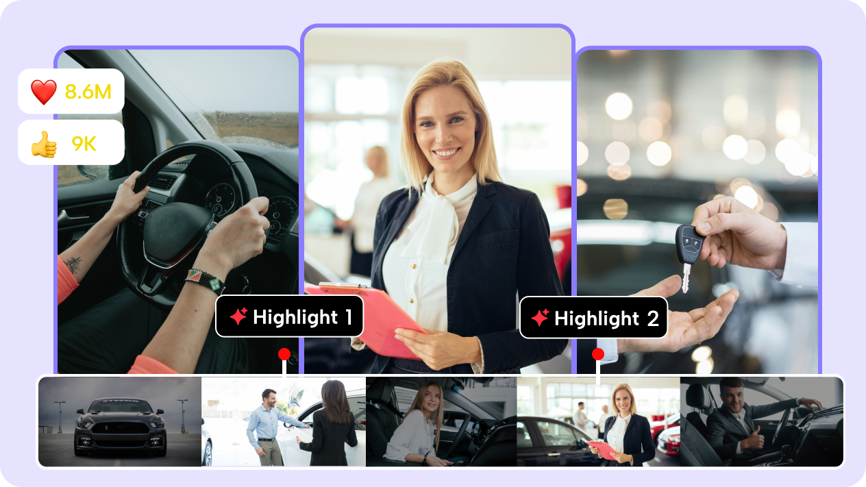Instant highlight detection in speech