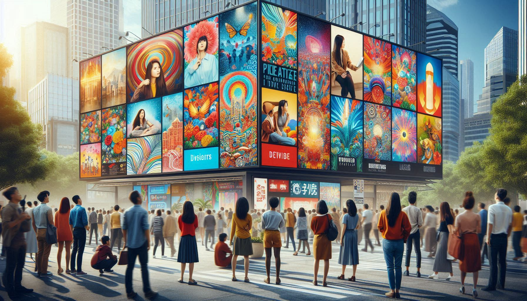 Creative ad displays