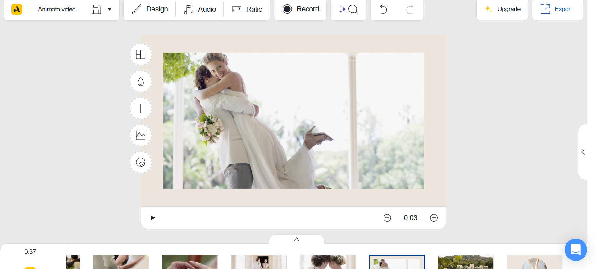 Animoto slideshow creator