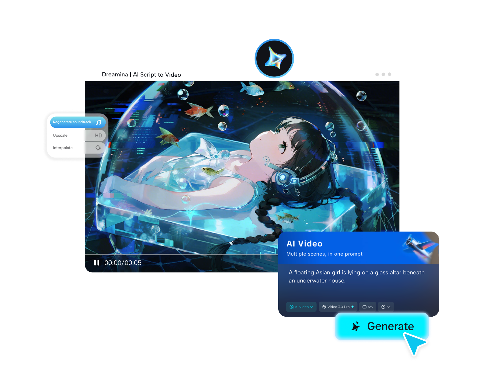 scripts en vidéo IA