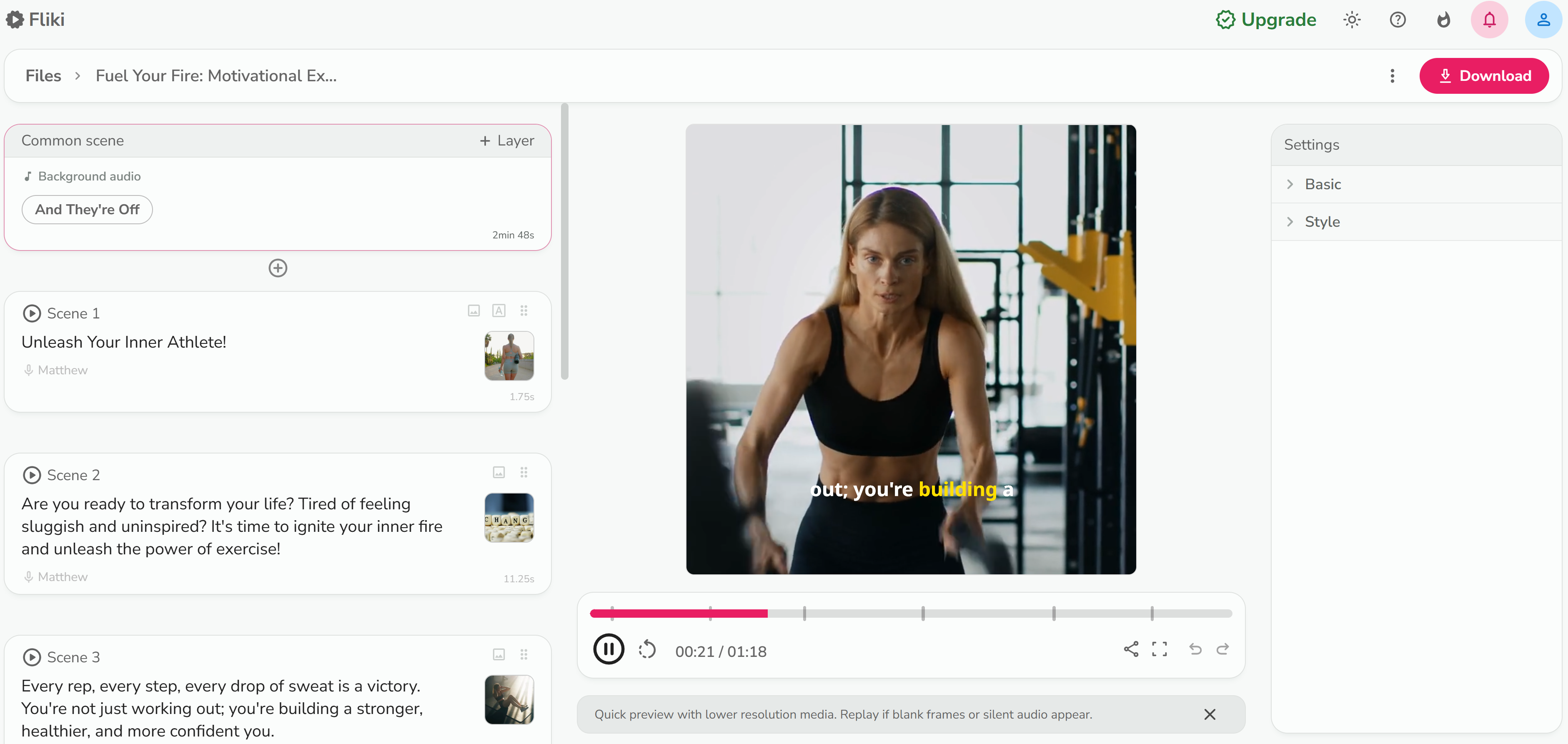 Fliki: Luma IA alternativa grátis