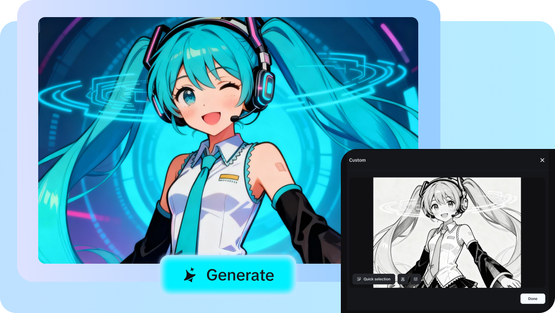 Creator de personaje AI bazat pe imagine