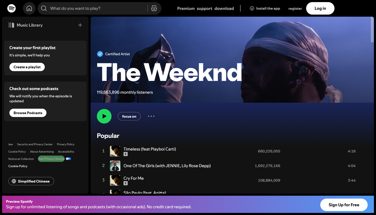 The Weeknd