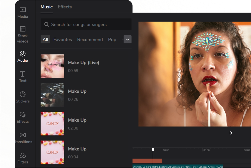 Ajouter de la musique et des effets