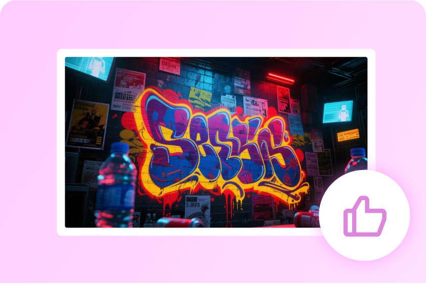  graffiti style text