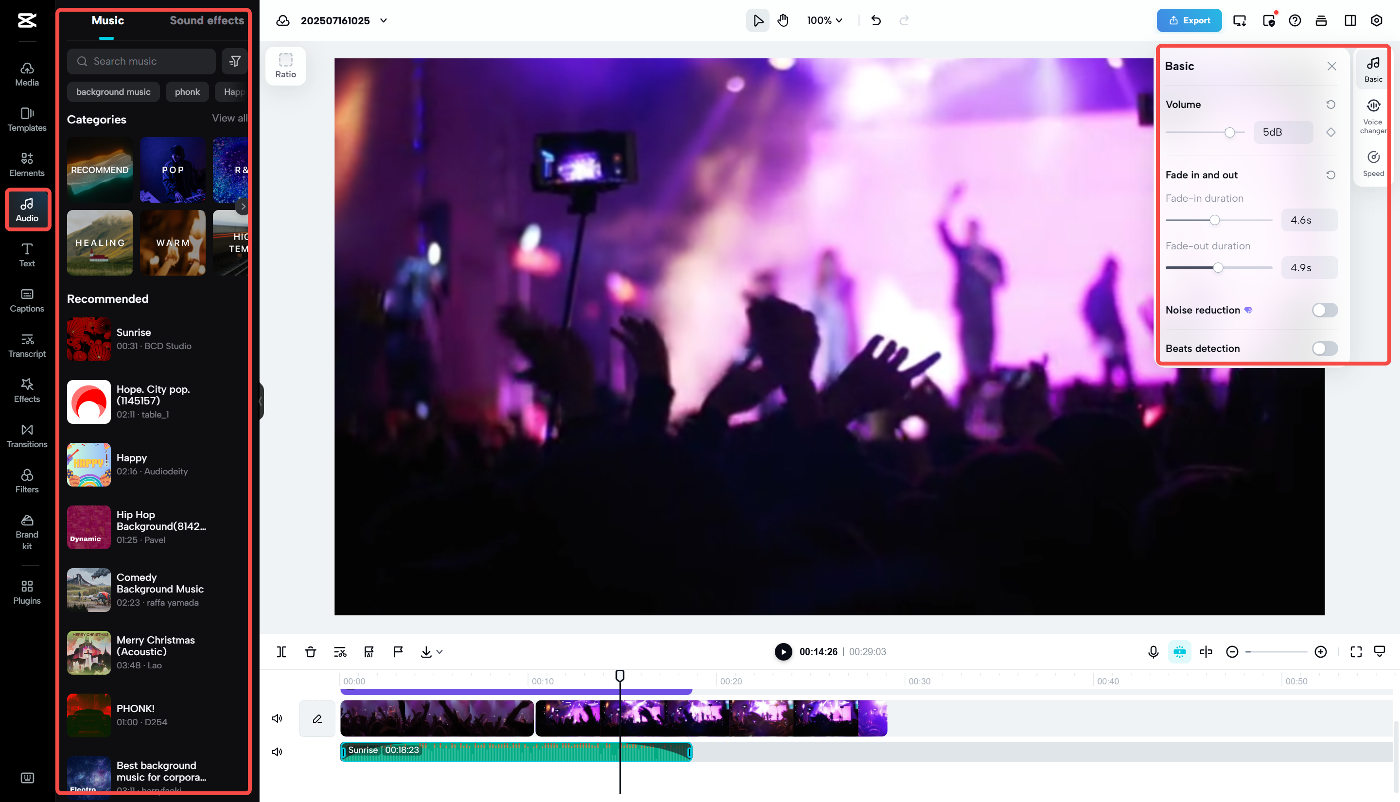 options to edit audio files