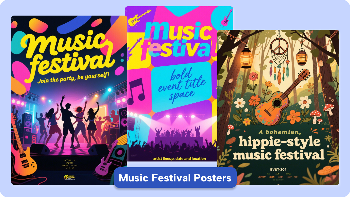 musiikkifestivaalijuliste