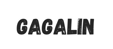 Cesur, yuvarlak harfler ve eğlenceli retro tarzı ile Gagalin yazı tipi