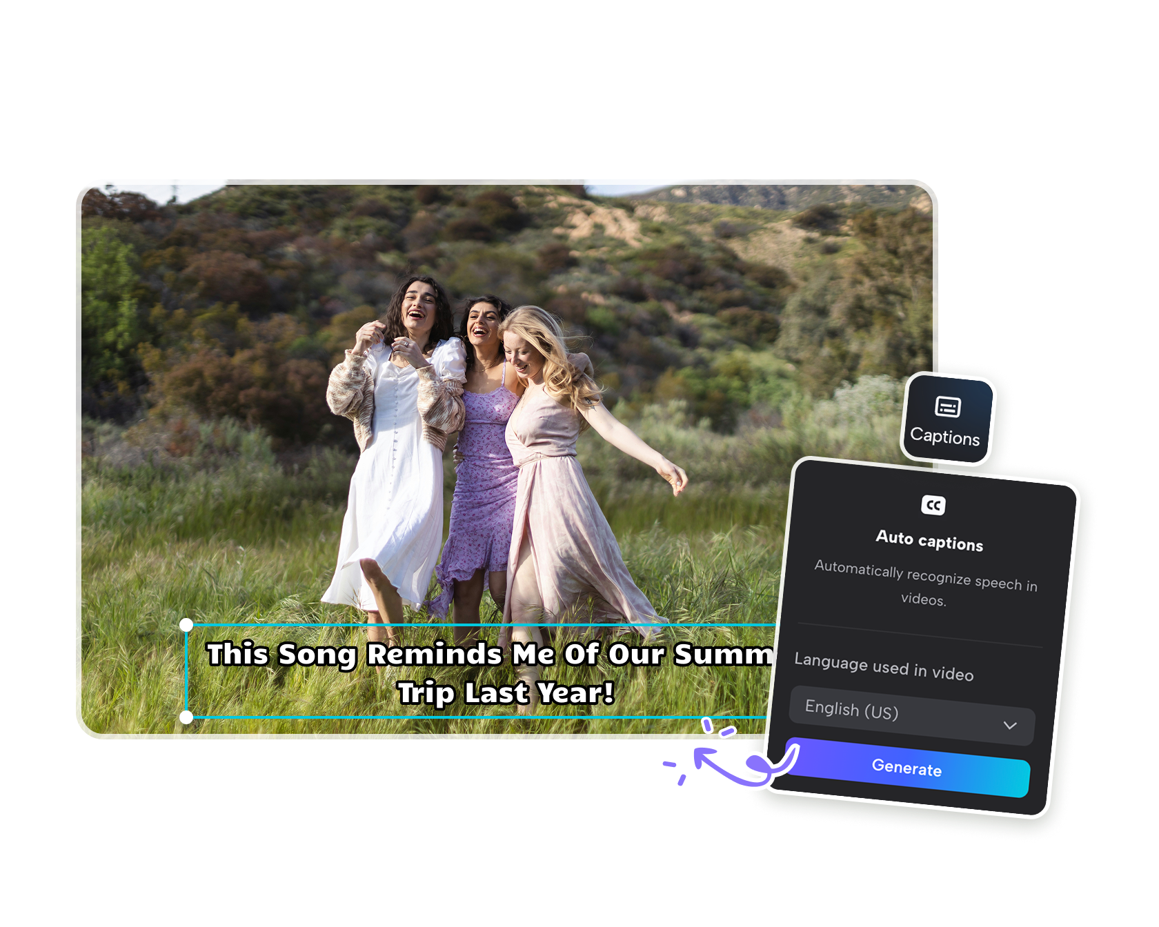 Transcribe video to text
