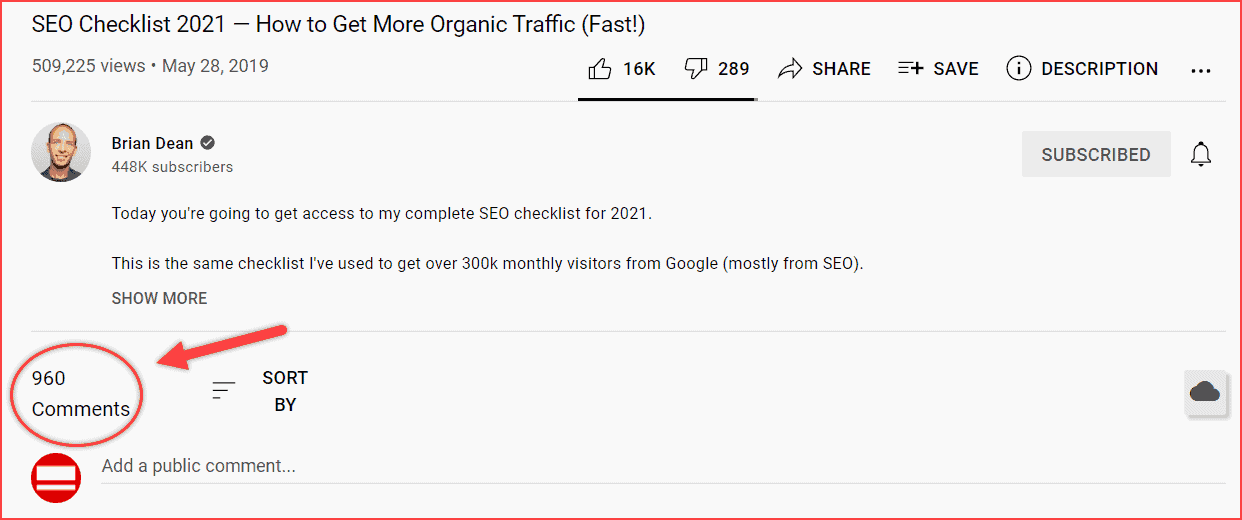 Comments and engagement - a crucial YouTube KPI for success