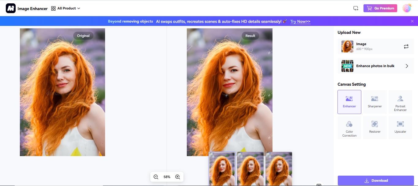 Media.io - photo beauty editor online free