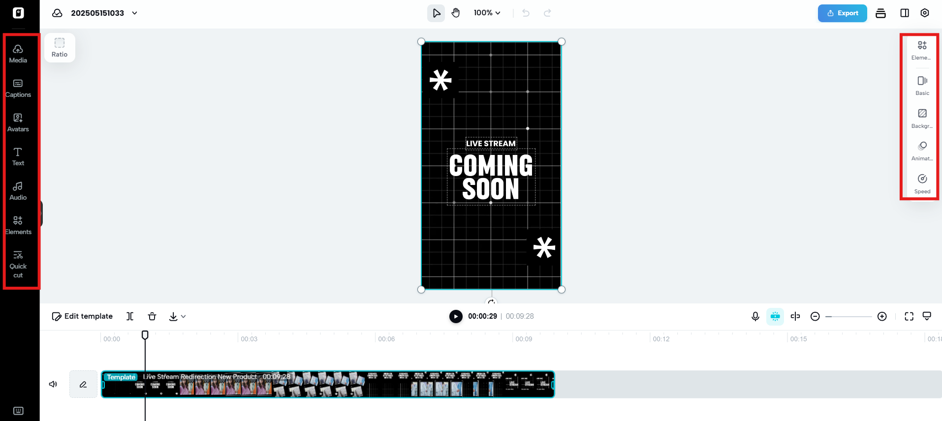 Edit and customize the video
