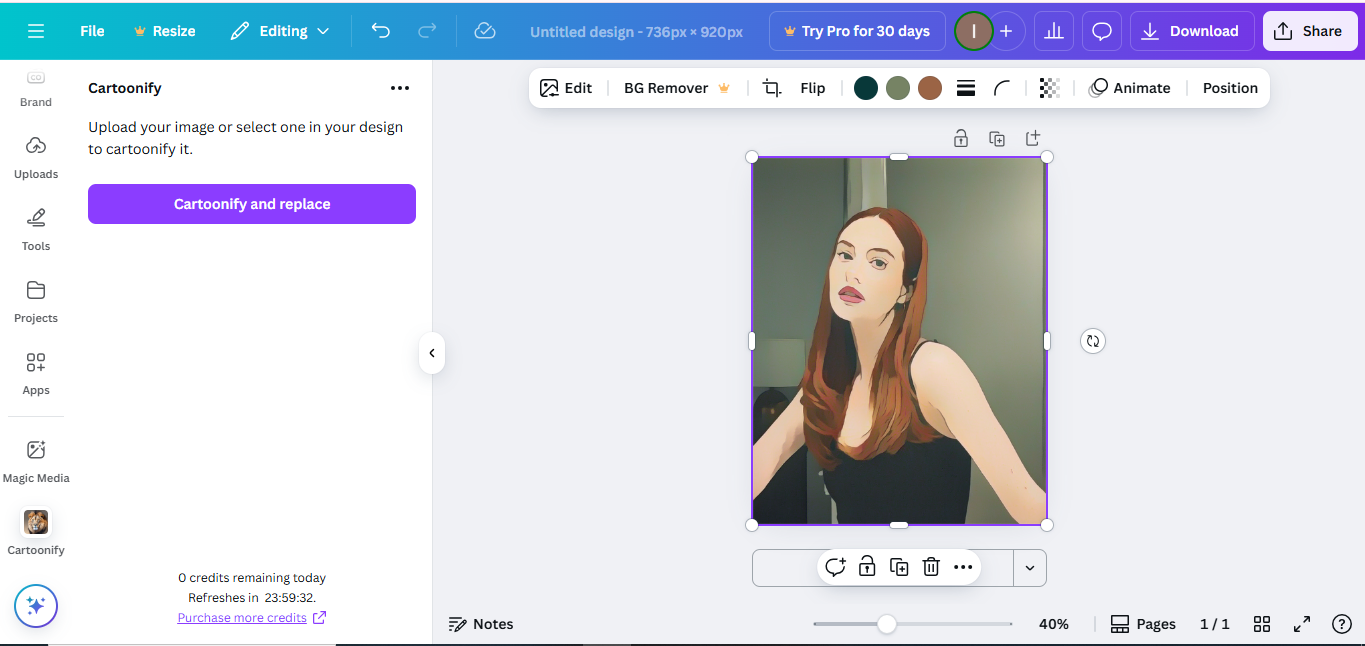 Canva-無料で画像を漫画に変換するための理想的なツール