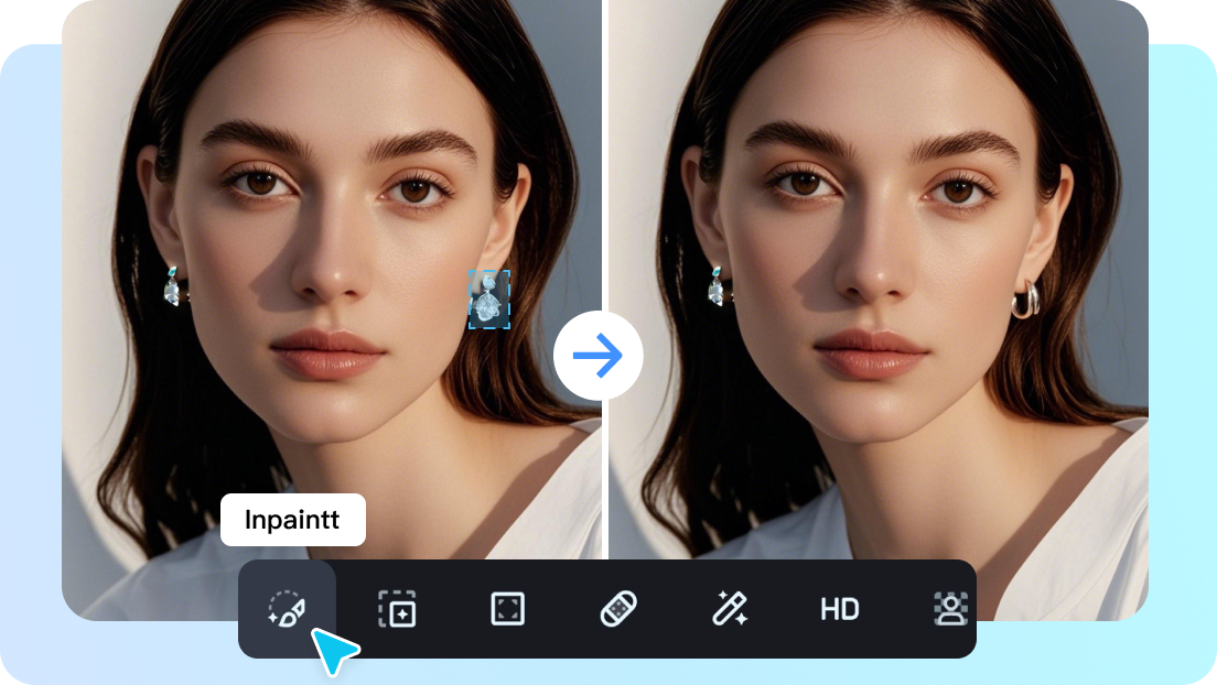 editar fundos com ferramentas de IA