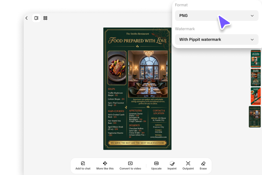 Export your brochure