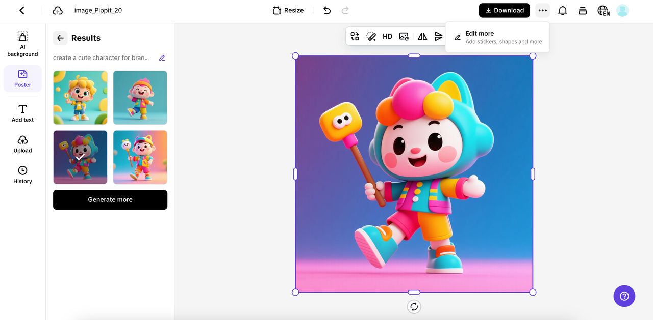 Customize your poster