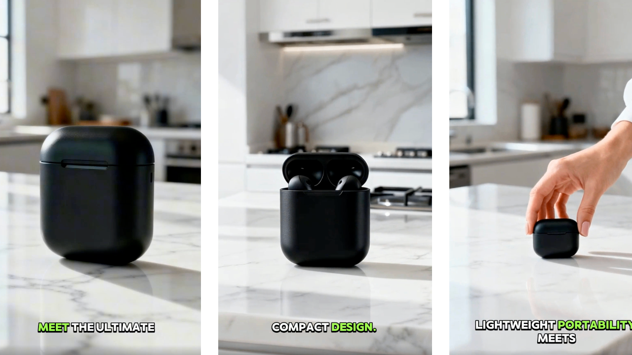 Product showcase video