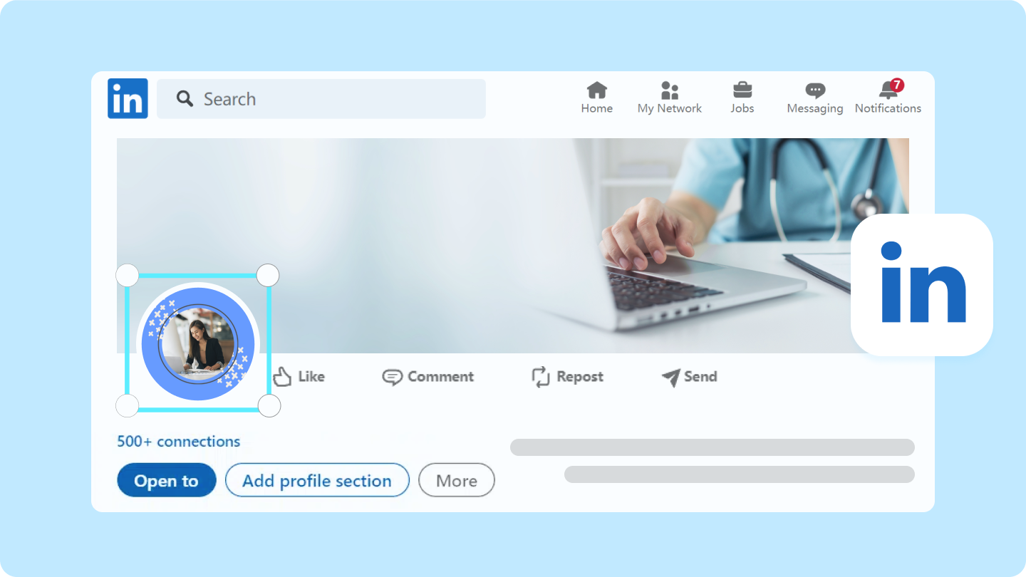 linkedIn profielfoto makers