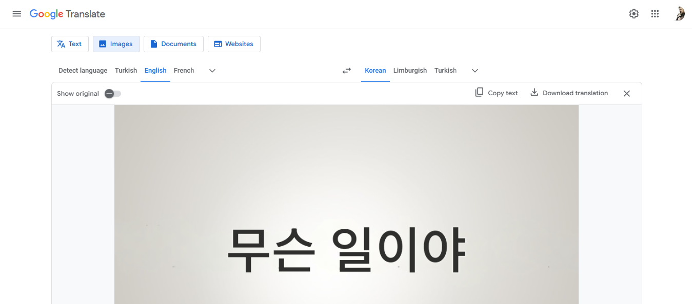 Traducir imágenes