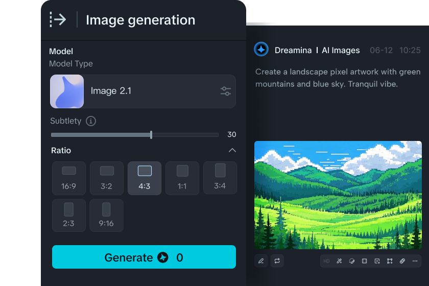 generate ai pixel art