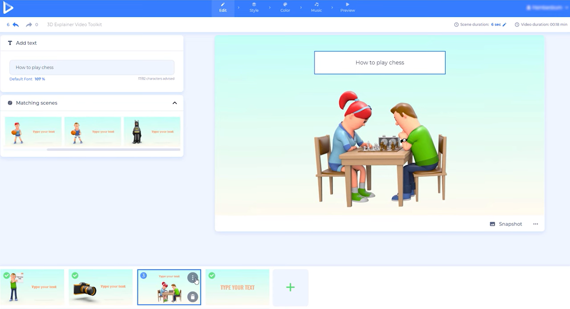 Ipinapakita kung paano gumawa ng 3D animation online gamit ang Renderforest