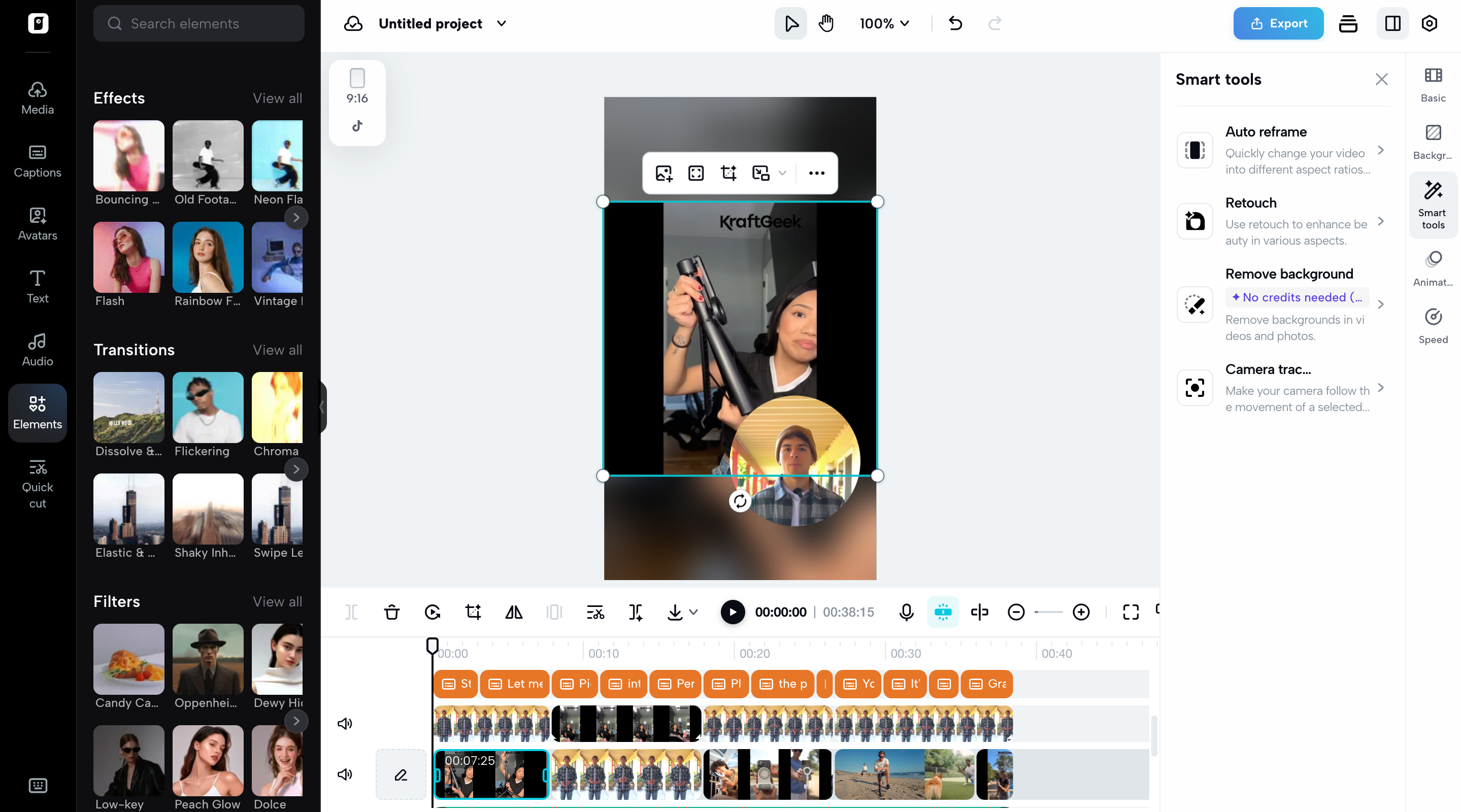 Further refine your video