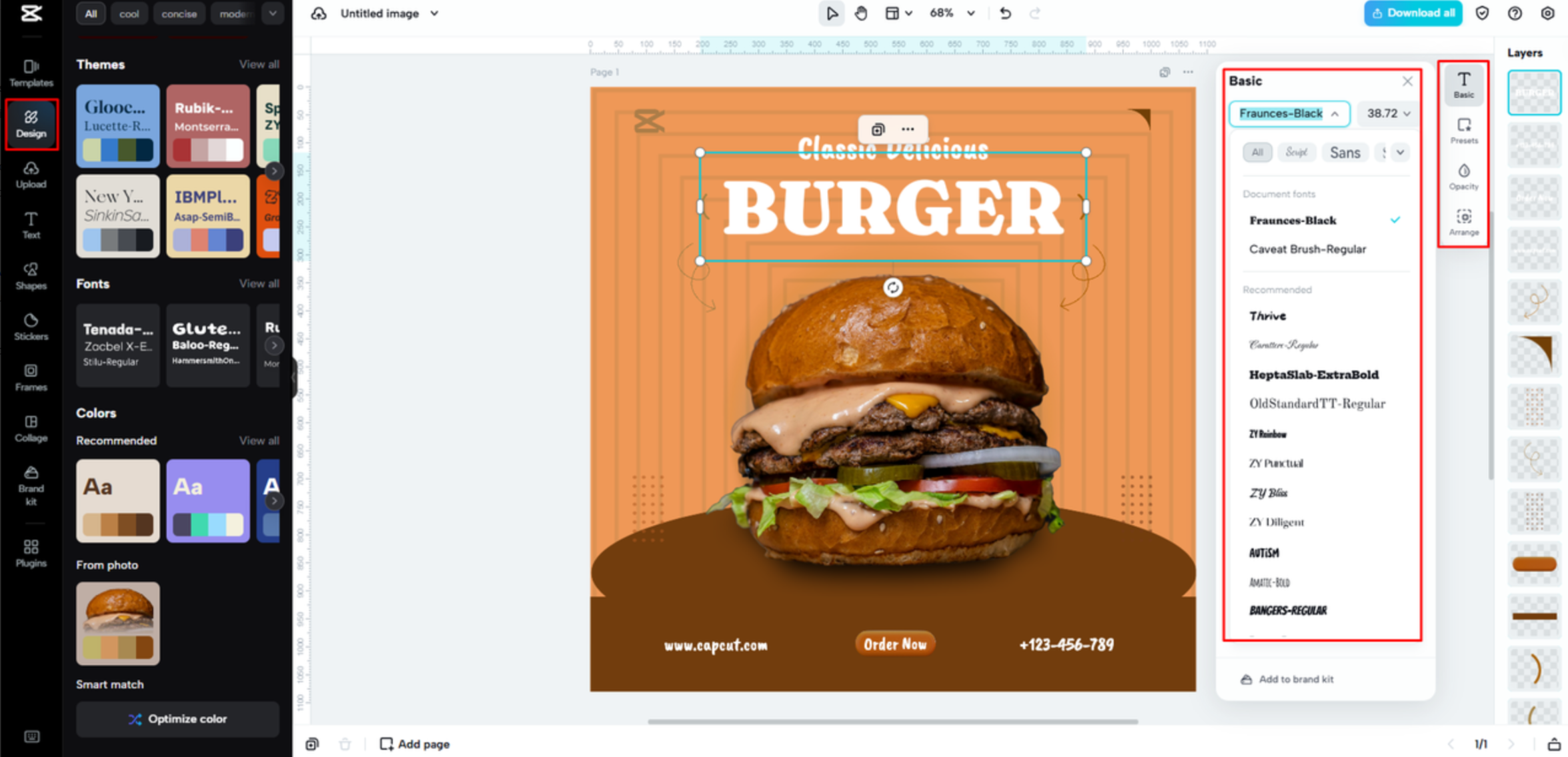 Modifier et améliorer le modèle avec CapCut Web