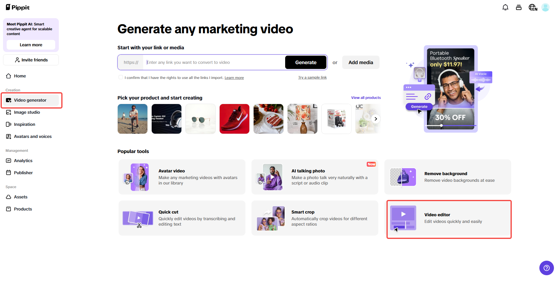 Add media from the device library