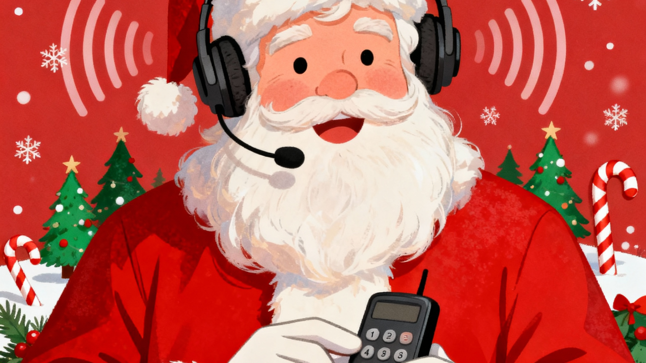 Santa's voice being used for customer experiences