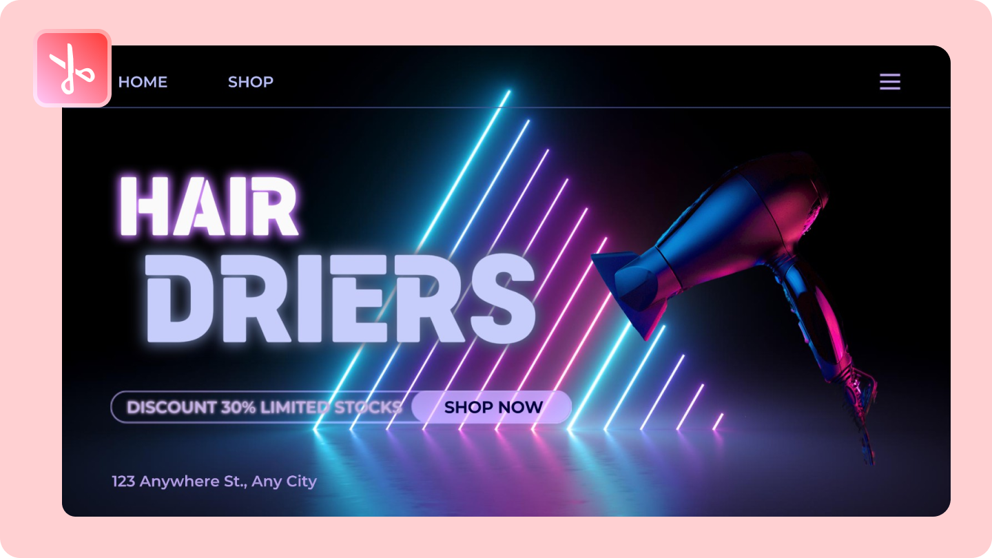 hair salon advertisement
