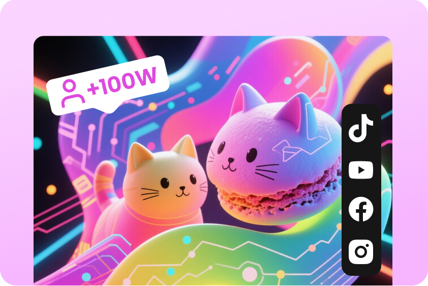 ai cat video for views