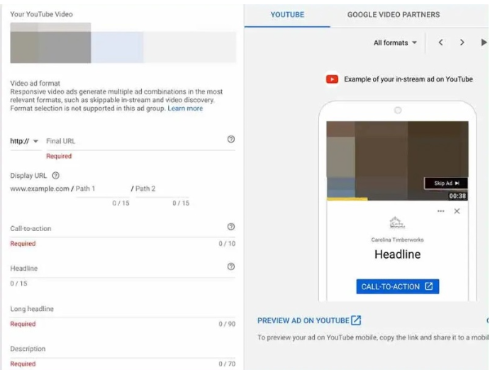 การสร้างโฆษณาในสตรีม YouTube ที่ไม่เหมือนใครและแนบไปกับโฆษณาของ Google