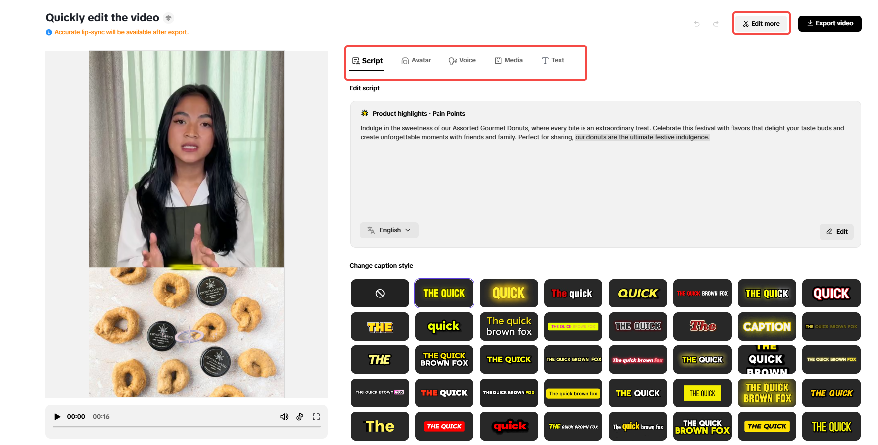Refine your video
