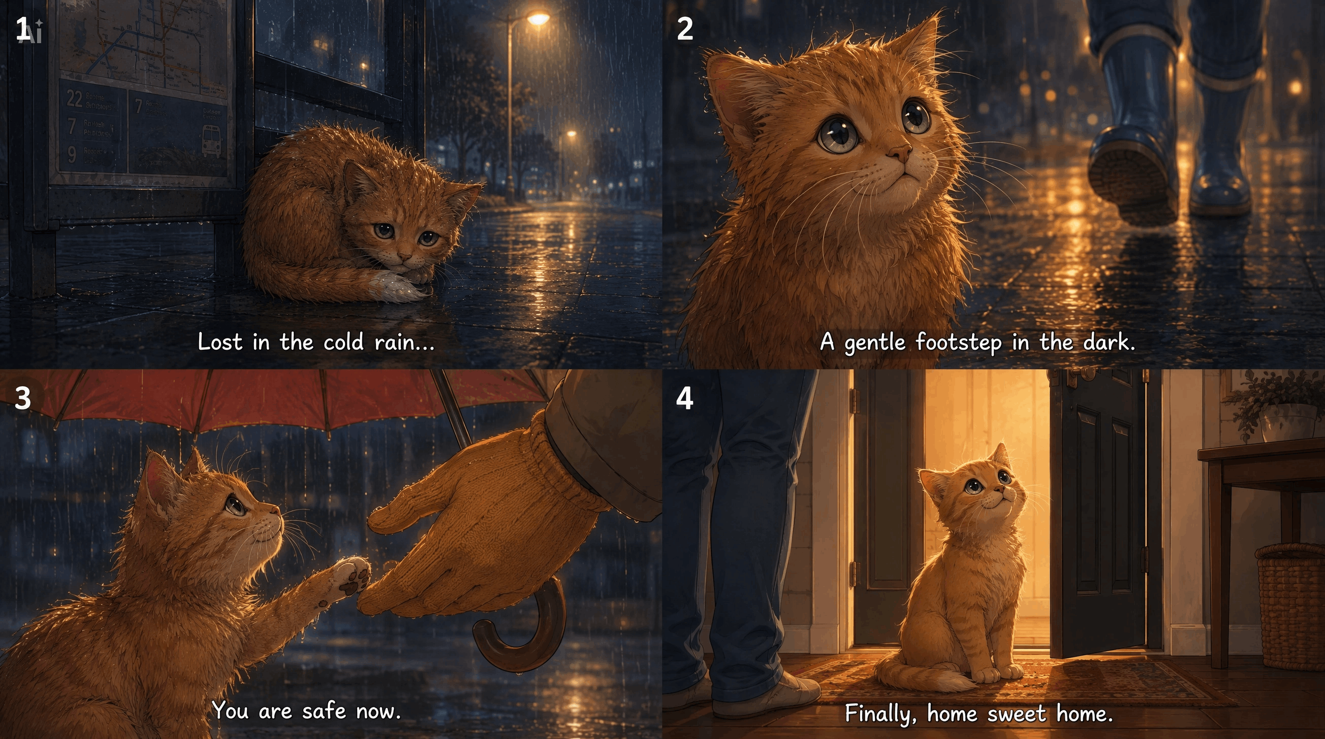 Story-to-Comic Panels