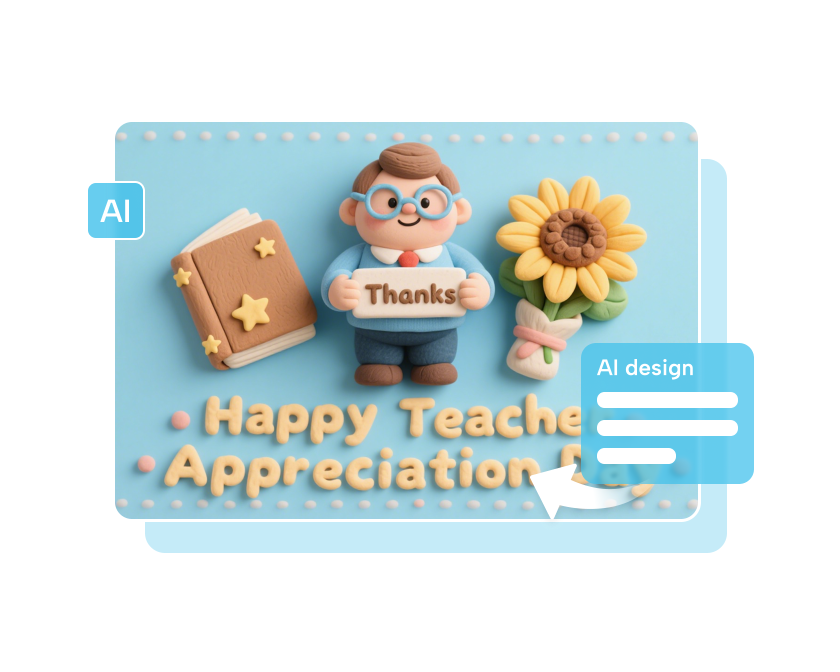 teacher day poster